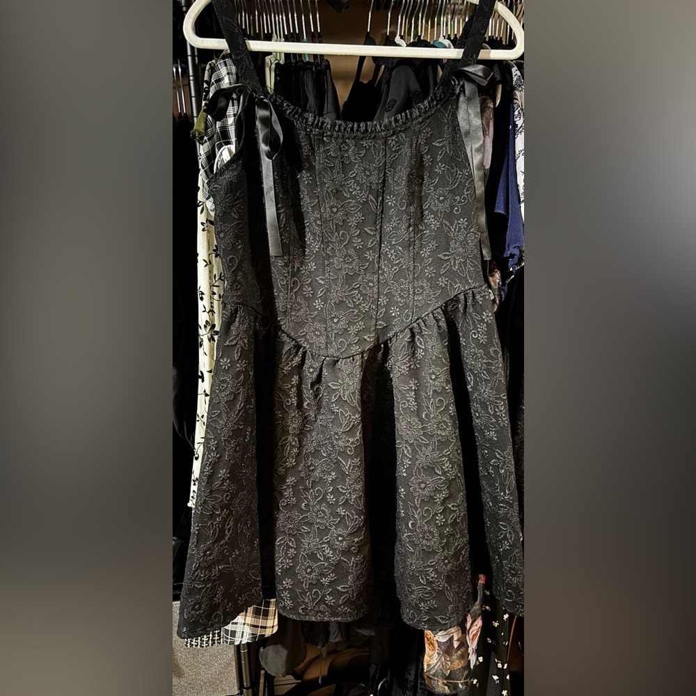 Elegant Black Lace Skirt